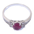 Fine Jewelry 1.11ct Ruby 0.50ct Diamond Ring Accessories US#9.25 PT900 Platinum