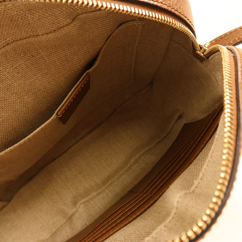 GUCCI GG GHW Shoulder Bag Canvas 449413 Brown