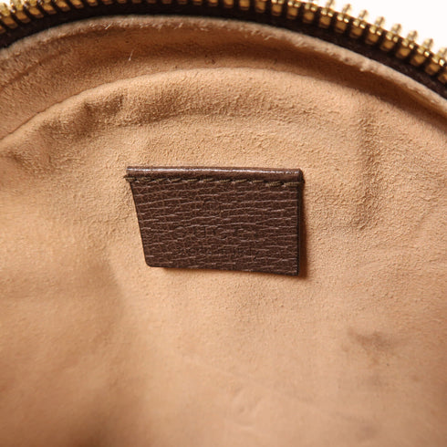 GUCCI GG GHW Ophidia GG Chain Shoulder Bag 550618 Coated Canvas Brown v1