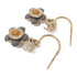 CHANEL CC Earrings Metal Gold/Gray/Orange