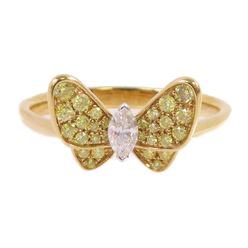 JEWELRY Diamond Yellow Diamond Ring US#9.25 18K Yellow Gold