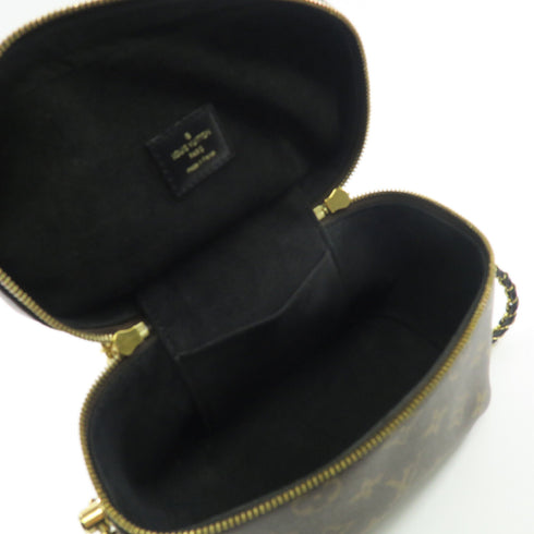 LOUIS VUITTON LV GHW Vanity PM Shoulder Hand Bag Monogram M45165 Brown