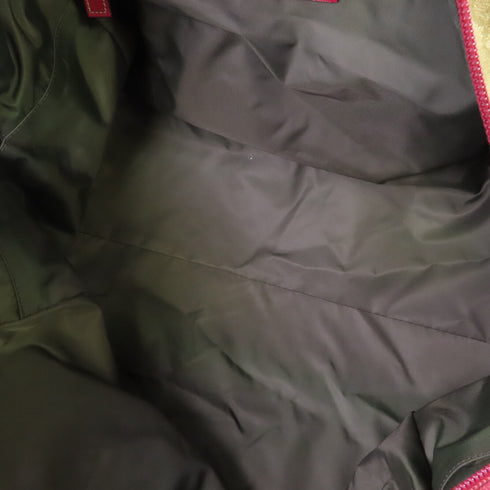 GUCCI GG Boston Bag Travel Bag GG Canvas 153240 Brown Red