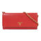 PRADA GHW Chain Shoulder Bag 1M1290 Calfskin Leather Red