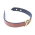 LOUIS VUITTON LV Iconic Bracelet M8084E Calfskin Leather Brown Gold