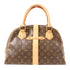 LOUIS VUITTON LV GHW Manhattan GM Hand Bag M40025 Monogram Brown