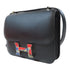 HERMES PHW Constance Mini Shoulder Bag Crossbody Swift Leather Black