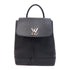 LOUIS VUITTON LV SHW Lock Me Backpack M41815 Calfskin Leather Black