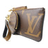 LOUIS VUITTON LV GHW Trio Pouch M68756 Monogram Brown