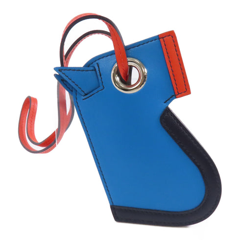 HERMES Rodeo PM Charm Veau Swift Leather Blue/Red/Black