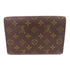 LOUIS VUITTON LV GHW Pochette Passport Long Wallet M60135 Monogram Brown