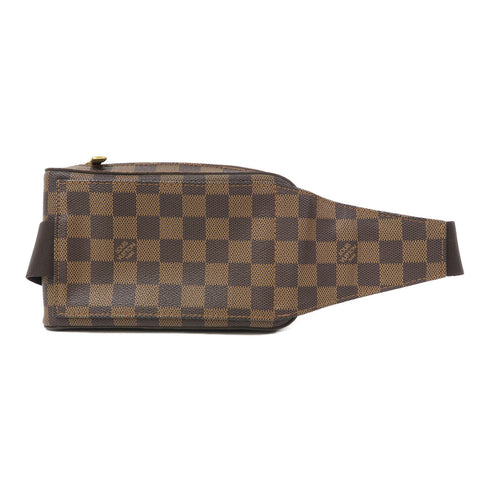LOUIS VUITTON LV GHW Geronimos Waist Bag N51994 Damier Ebene Brown