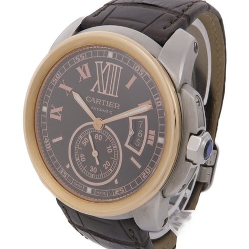 CARTIER Calibre de Cartier W7100051 Automatic Watch Stainless Steel 18K YG