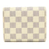 LOUIS VUITTON LV GHW Joey Wallet N60030 Damier Azur White/Blue