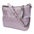 CHANEL Quilted CC Gabrielle Chain Shoulder Bag Calfskin Leather Purple