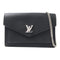 LOUIS VUITTON LV SHW Mylockme Chain Shoulder Bag M63471 Calfskin Leather Black v2