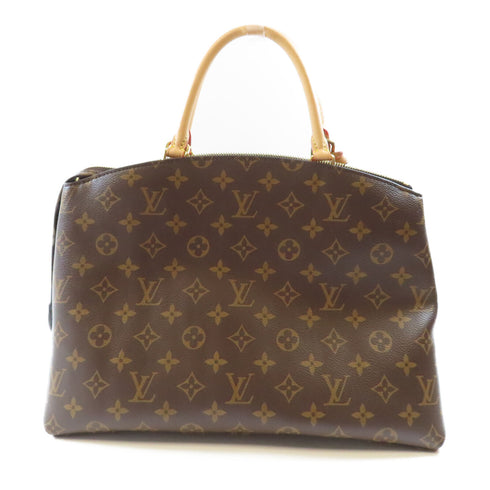 LOUIS VUITTON LV GHW Petit Palais 2 Way Shoulder Handbag Monogram Brown