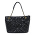 CHANEL CC GHW Chain Shoulder Bag Calfskin Leather Black v8