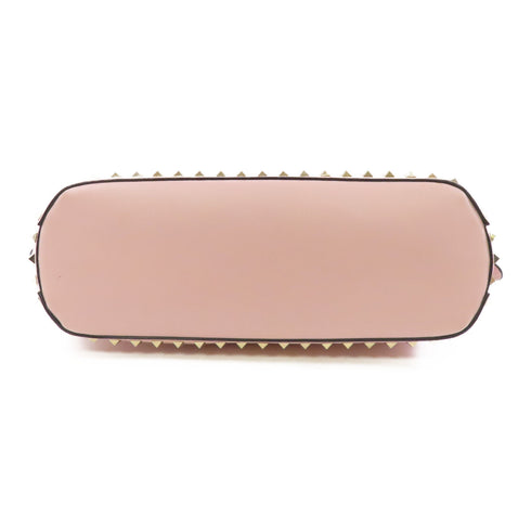 Valentino GHW 2way Shoulder Bag Calfskin Leather Pink