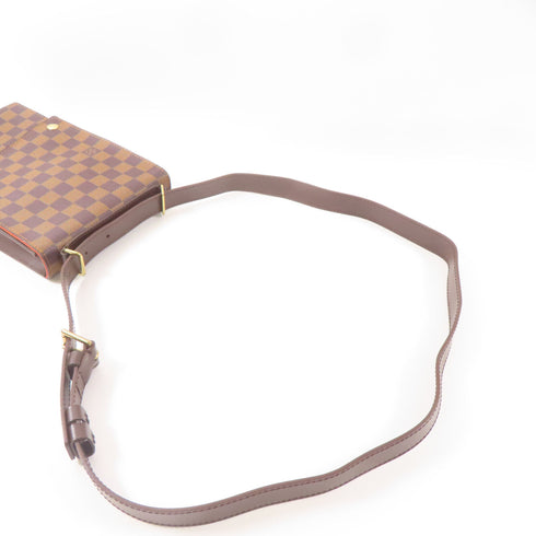 LOUIS VUITTON LV GHW Ebene Portobello Shoulder Bag N45271 Damier Brown