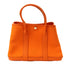 HERMES PHW Garden Party TPM Tote Bag Canvas Orange