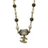 CHANEL CC Necklace C22A Metal PVC Gold Color