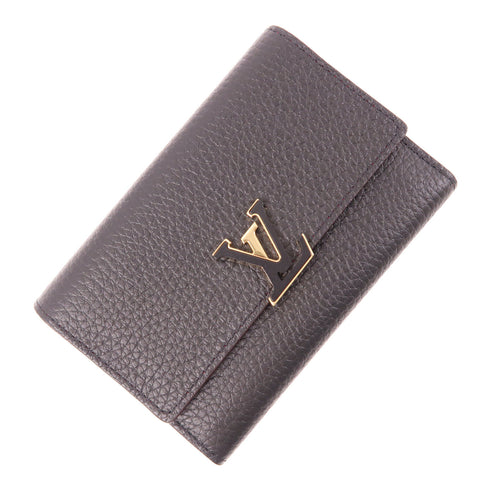 LOUIS VUITTON LV GHW Capucines Wallet M62157 Taurillon Leather