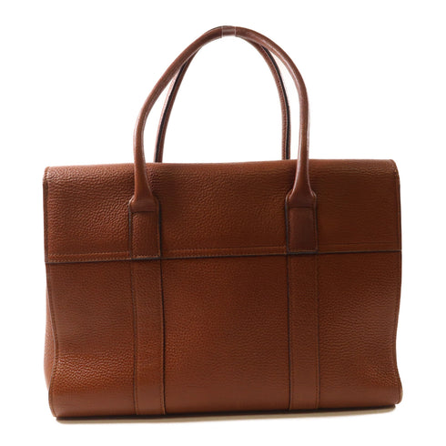 MULBERRY GHW Hand Bag Calfskin Leather Brown