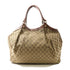 GUCCI GG GHW Sukey Hobo Shoulder Bag 211943 Canvas Brown v1