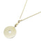 BVLGARI Lucia Pendant Necklace 18K Yellow Gold 15.2g