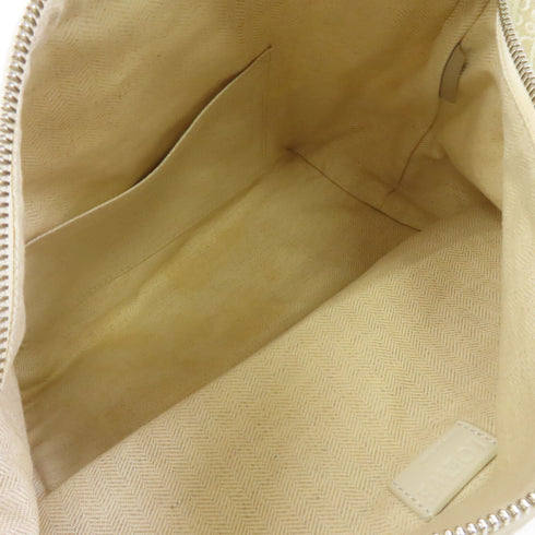 LOEWE SHW Cubi Bag Shoulder Bag Canvas Beige