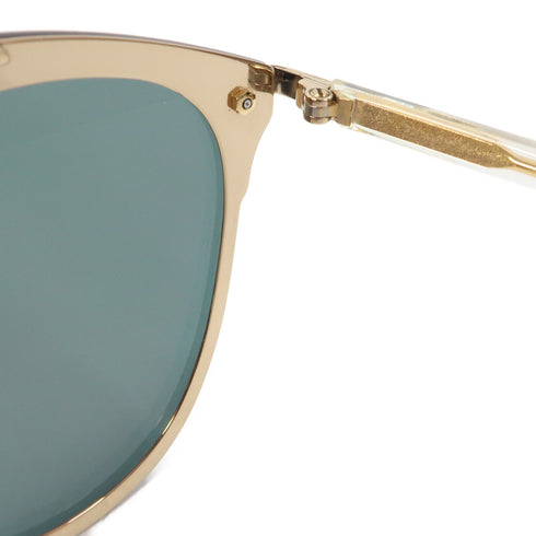 Christian Dior CD Sunglasses Metal Gold Color
