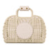 FENDI GHW Hand Bag 8BH388 PVC White