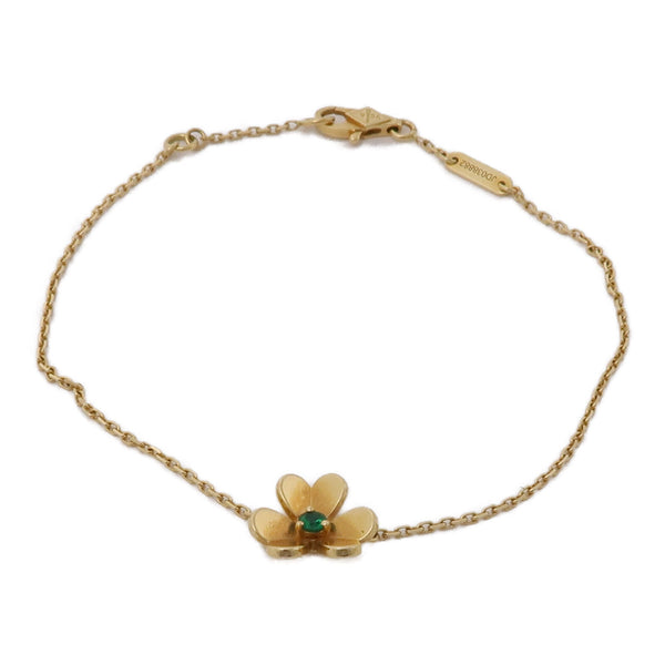 Van Cleef & Arpels Frivole Bracelet VCARP7SC00 18K Yellow Gold Emerald