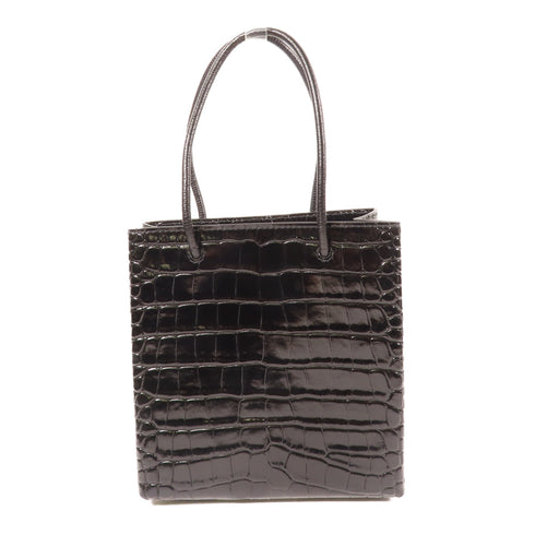 BALENCIAGA SHW XXS Tote Bag 2 Way Shoulder Bag 597858.1000T Calfskin Black