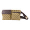 GUCCI GG SHW Waist Bag 28566 Canvas Brown