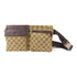 GUCCI GG SHW Waist Bag 28566 Canvas Brown