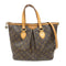 LOUIS VUITTON LV GHW Palermo PM 2 Way Shoulder Bag Handbag M40145 Monogram Brown