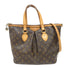 LOUIS VUITTON LV GHW Palermo PM 2 Way Shoulder Bag Handbag M40145 Monogram Brown