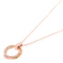 CARTIER Trinity Diamond Necklace RAY154 18K Rose Gold 18K Yellow Gold 18K WG
