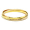 CARTIER Trinity Bracelet 18K Yellow White Pink Gold