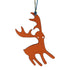 HERMES Deer Charm Epsom Leather Orange Navy