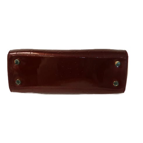 LOUIS VUITTON LV GHW Blair GM 2Way Shoulder Hand Bag Vernis M91689 Red