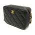 CHANEL Quilted CC Chain Camera Bag Ball Shoulder Bag AP2463 Caviar Leather Black