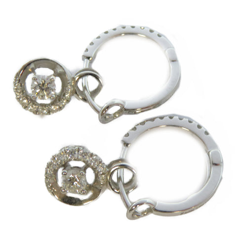 FINE JEWELRY 0.2ct/0.24ct Diamond Earrings 18K White Gold