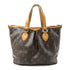 LOUIS VUITTON LV GHW Palermo 2 Way Bag M40145 Monogram Brown v1