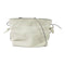 LOEWE GHW Flamenco Clutch Mini Shoulder Bag Calfskin Leather White