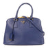 PRADA GHW 2 Way Shoulder Bag BL0837 Saffiano Leather Blue