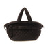 CHANEL CC SHW Coco Cocoon Hand Bag Canvas Black