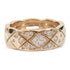 CHANEL CC Coco Crush Ring 18K Pink Gold/Diamond US#6.75